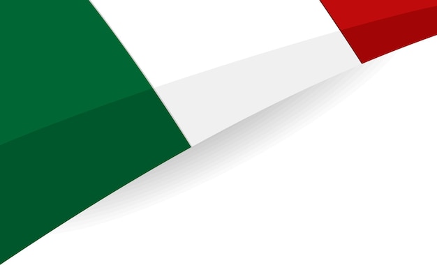 Italien flagge vektor