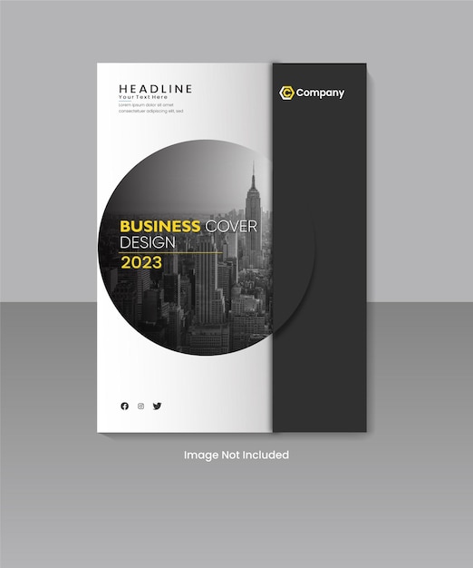 Jährlicher corporate business cover-bericht