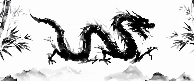 Jahr des Drachen Chinesisches Neujahr 2024