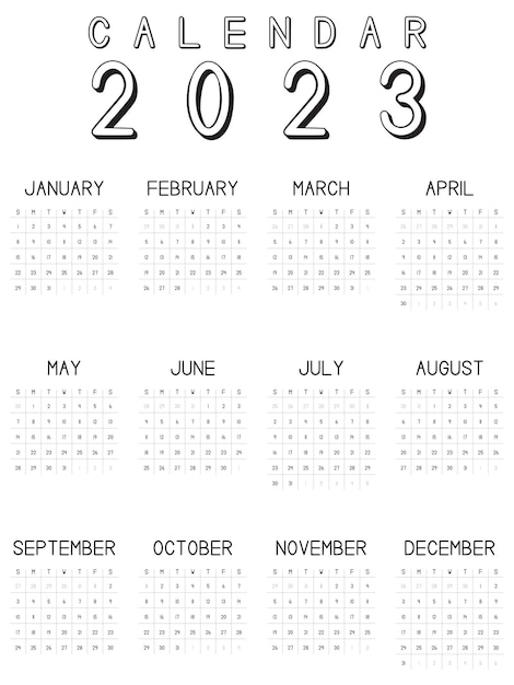 Jahreskalender 2023