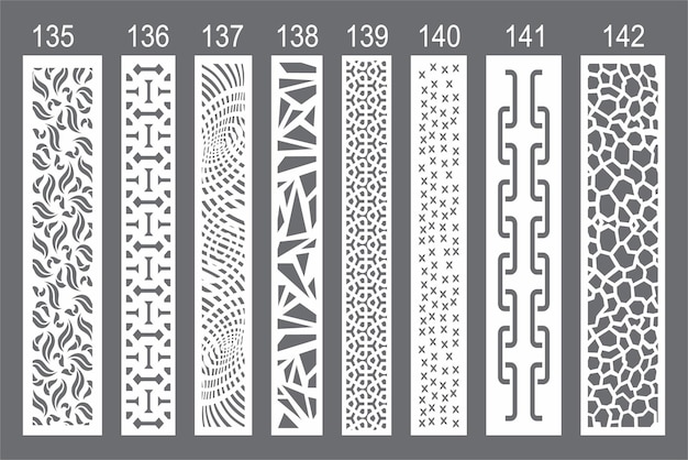 Jali-Design für Laserschneiden und CNC-Maschine.