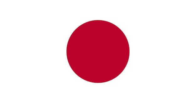 Japan-Flagge im Vektor