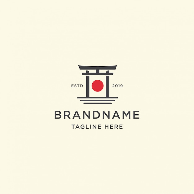 Japan gate logo vorlage