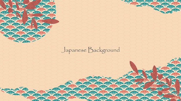 Japanischer Hintergrund