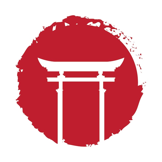 Vektor japanisches logo