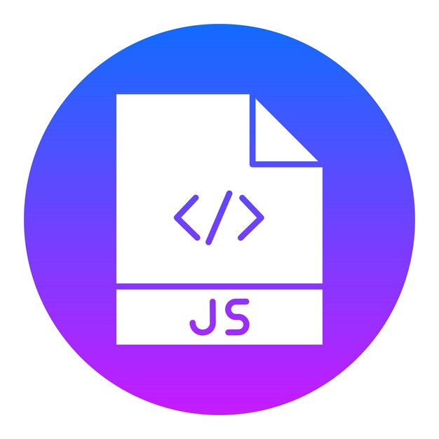Javascript-Datei-Vektor-Illustration