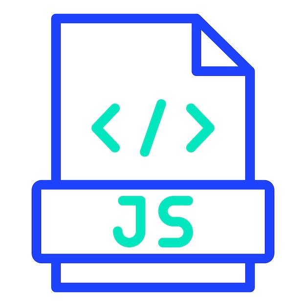 Javascript-Vektor-Ikonen-Design-Illustration