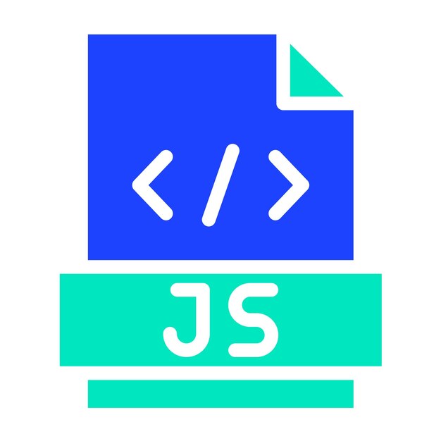 Javascript-Vektor-Ikonen-Design-Illustration