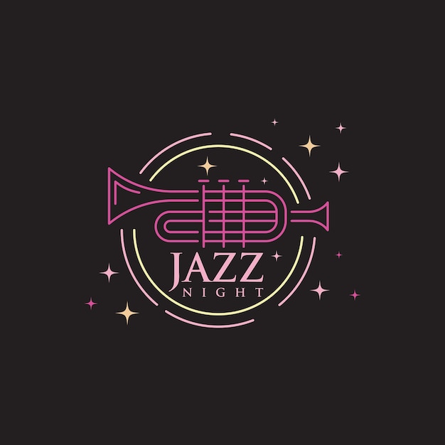 Jazz-musik-symbol-vektor-illustration-design