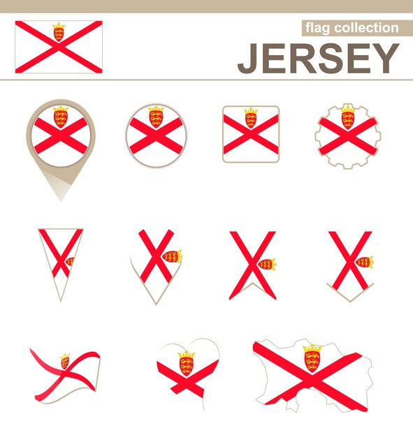 Jersey flag kollektion, 12 versionen