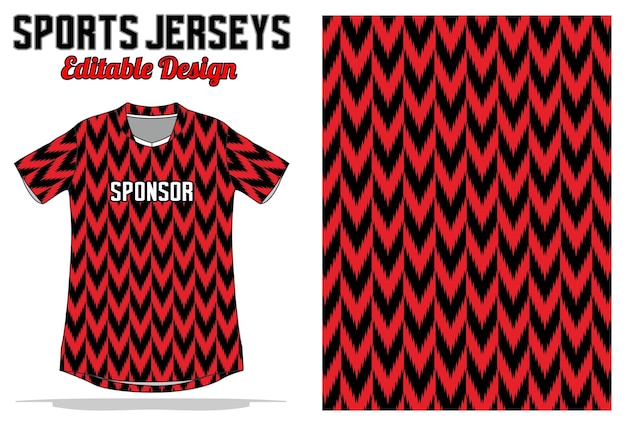 Jersey-hintergrunddesign, geeignet für sportmannschaften