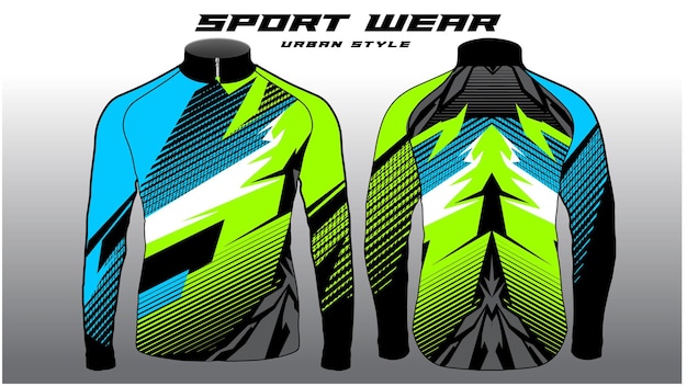 Vektor jersey motocross digitaler sport