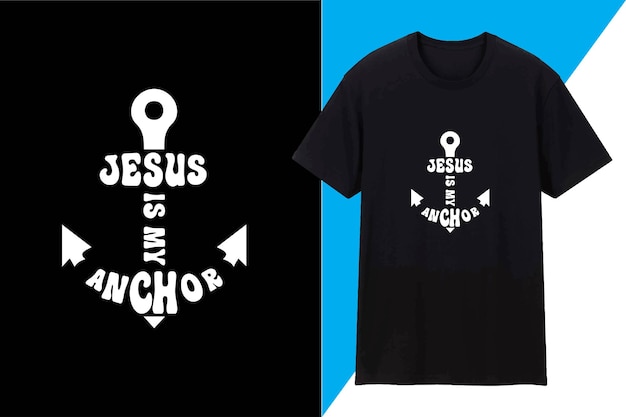 Jesus ist mein anker t-shirt-design