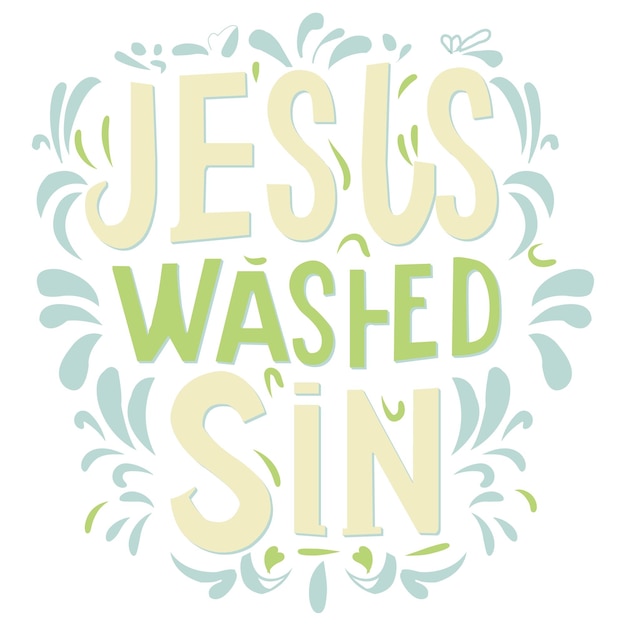 Jesus-t-shirt mit typografie