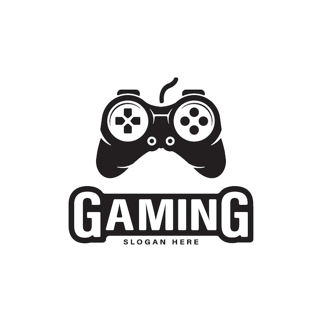 Joystick-controller-vektorsymbol-illustration für gaming-esport-logo-design