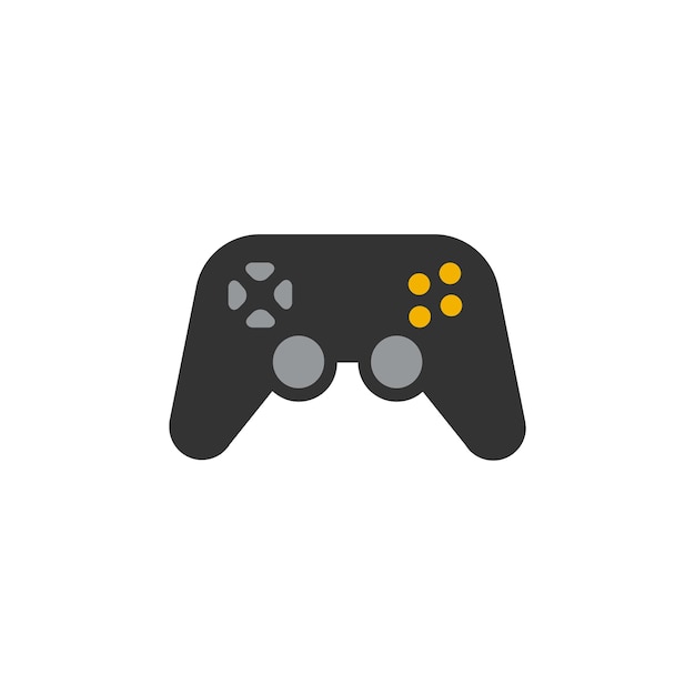 Joystick-Videospiel-Symbol Vektor-Illustrationsdesign