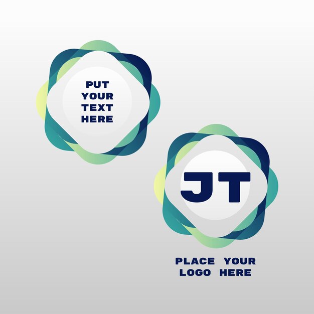 Vektor jt-logotyp-logo