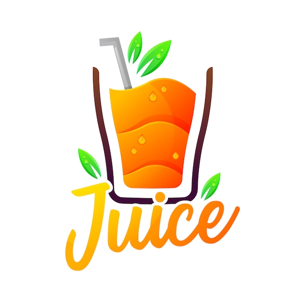 Vektor juice modern gradient buntes logo