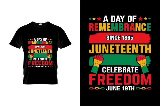 Juneteenth t-shirt design oder juneteenth poster design, juneteenth zitate, juneteenth typografie