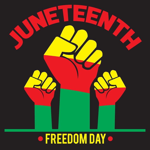 Vektor juneteenth-t-shirt-design