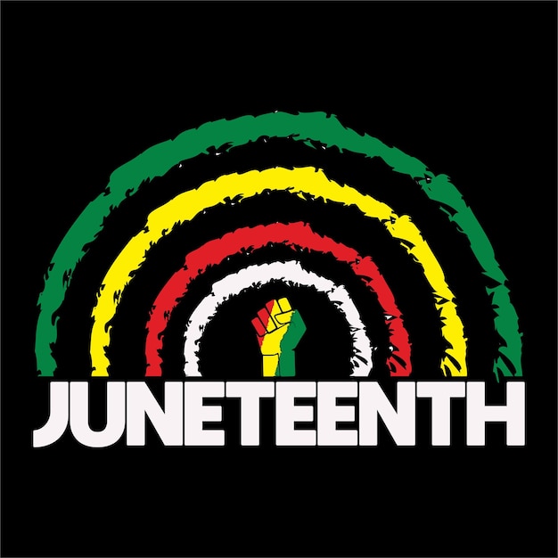 Vektor juneteenth-t-shirt-design