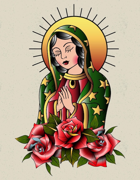 Jungfrau von Guadalupe Kunst Mexiko