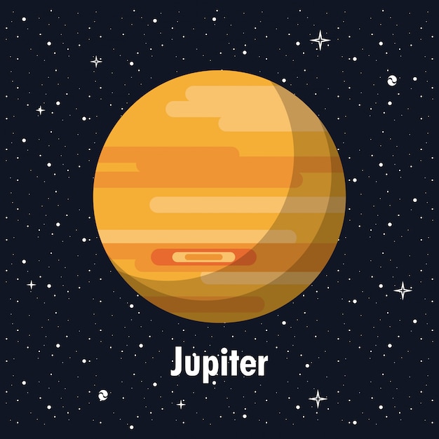 Jupiter im raum