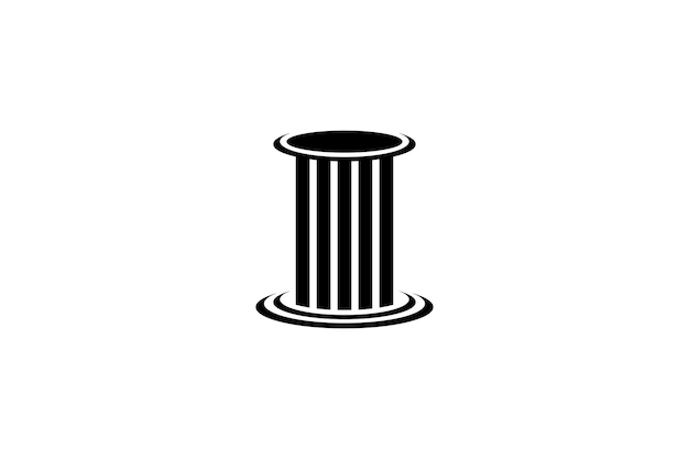Justizelement-Design mit Kombinationspfeiler-Design