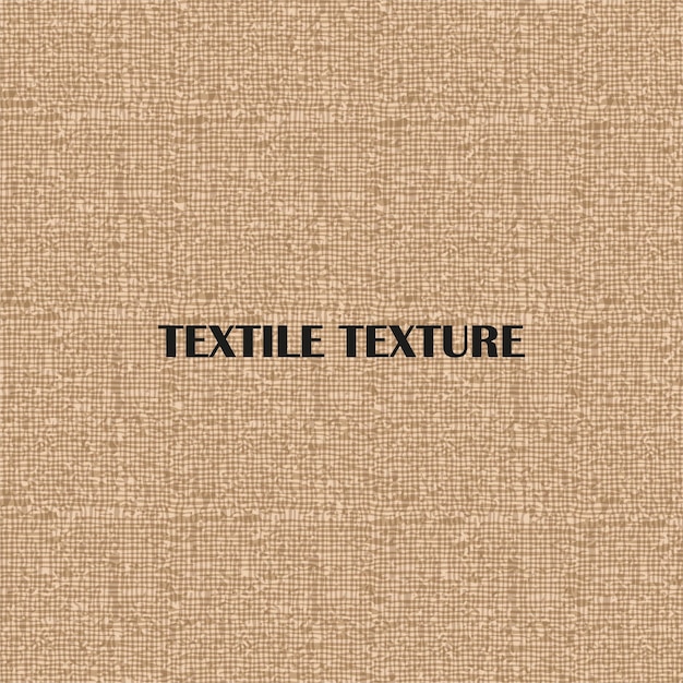 Jute Textiltextur Nahtloser Hintergrund Vektorillustration