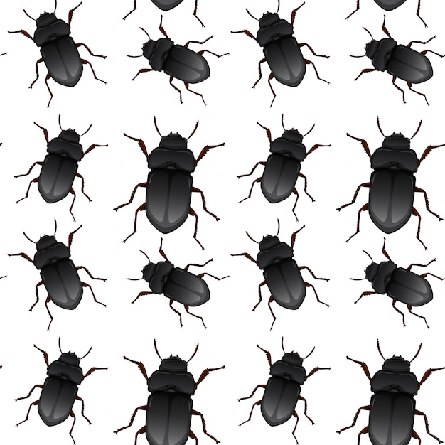 Käfer bug nahtlose muster