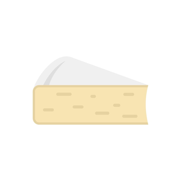 Käse-Soft-Symbol Flache Illustration des Käse-Soft-Vektorsymbols für isoliertes Webdesign
