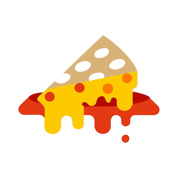 Käse-Splash mit isolierter 3D-Illustration