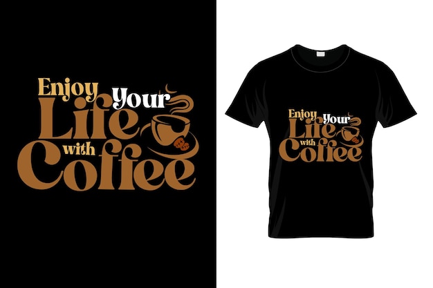 Kaffee illustration t-shirt