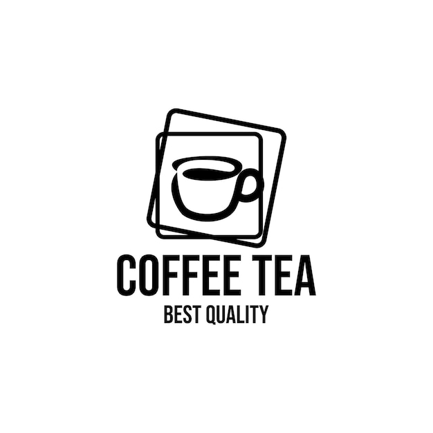 Kaffee-logo-design-konzept-vorlage