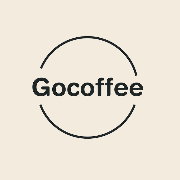 Kaffee-Logo-Design-Vorlage