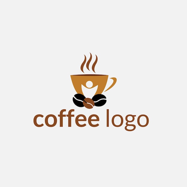 Kaffee-Logo-Design-Vorlage