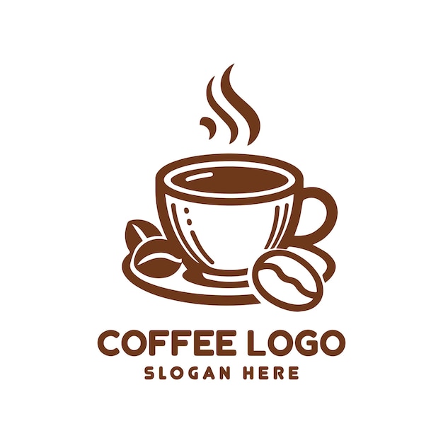 Vektor kaffee-logo