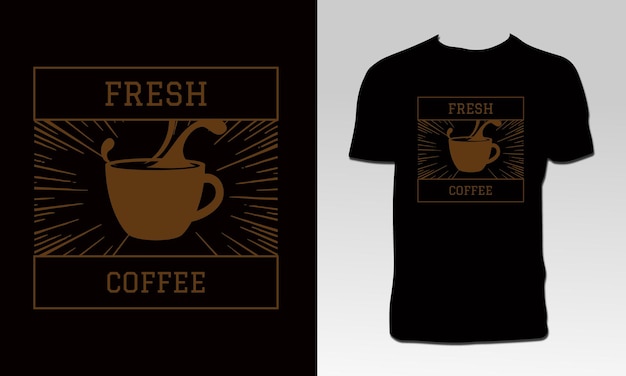 Kaffee-t-shirt-design