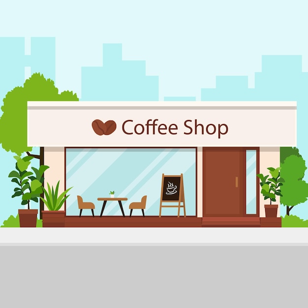 Kaffeehaus in der Stadt