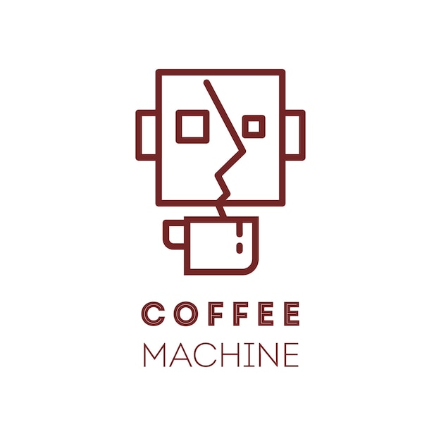 Vektor kaffeemaschine