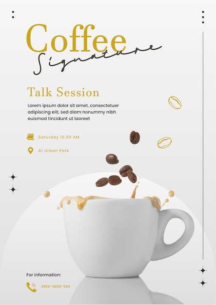 Kaffeeposter-Design