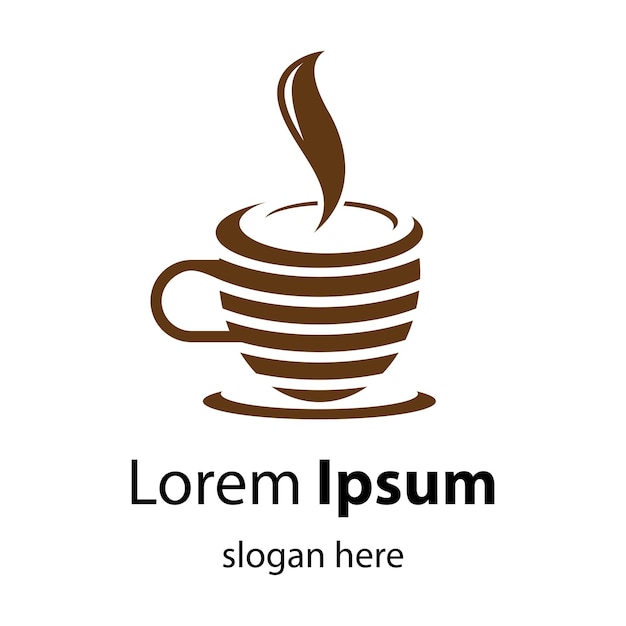 Kaffeetasse logo bilder illustration design