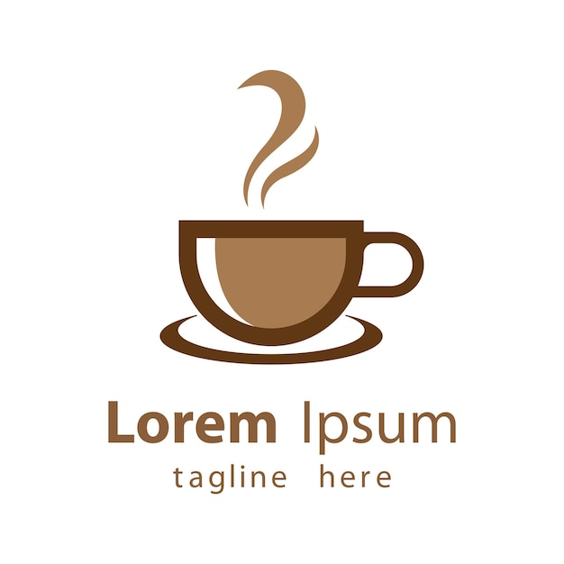 Kaffeetasse Logo Bilder Illustration Design