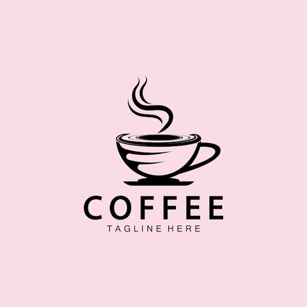 Kaffeetasse Logo Vorlage Vektor Icon Illustration Design