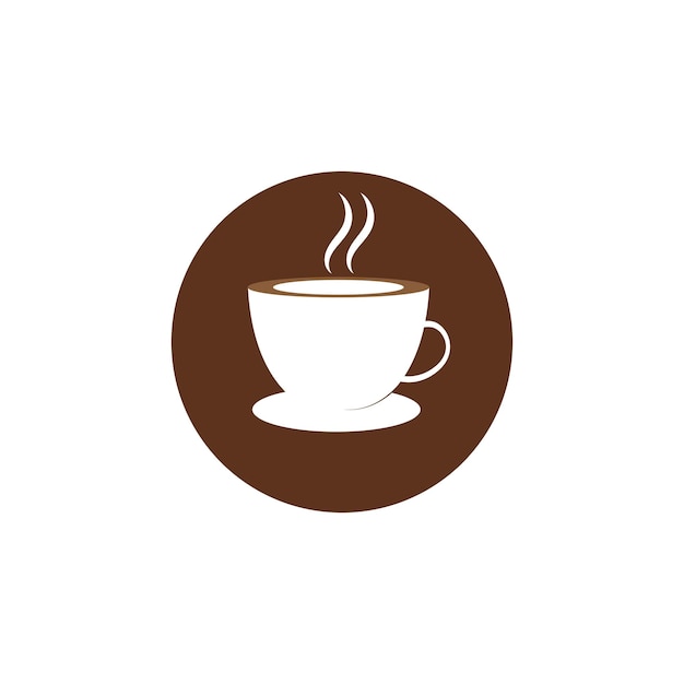 Kaffeetasse Logo Vorlage
