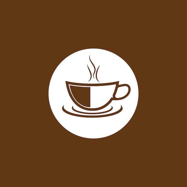 Kaffeetasse Logo Vorlage