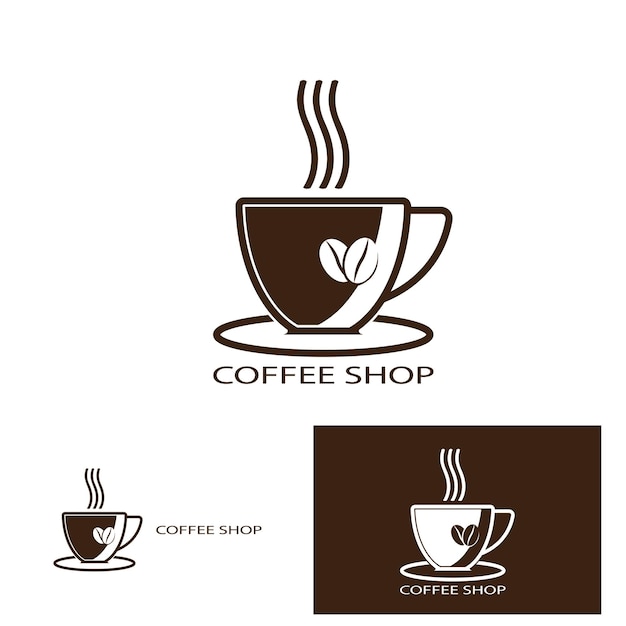 Kaffeetasse symbol vektor illustration template design