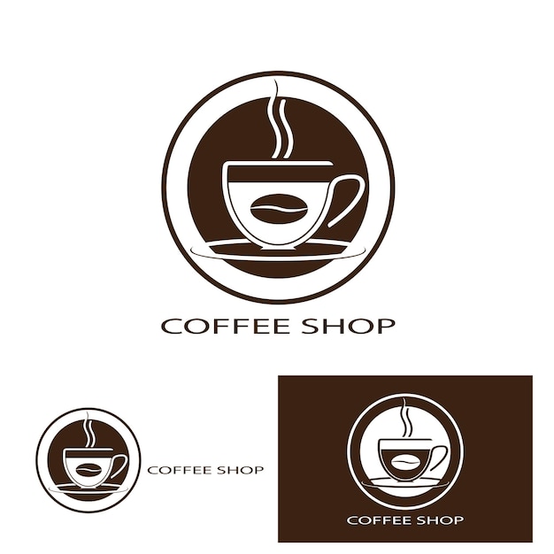 Kaffeetasse symbol vektor illustration template design