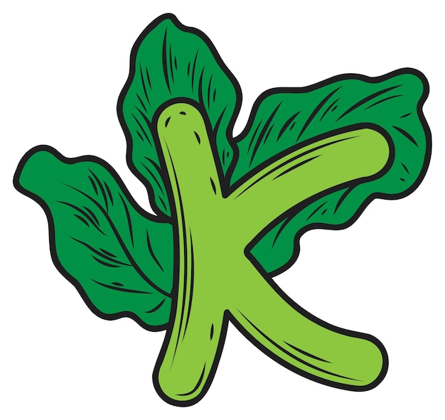 Kale k-alphabet