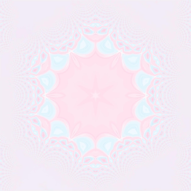 Kaleidoskop-blume-mandala vektor-illustration vektor buntes mosaik